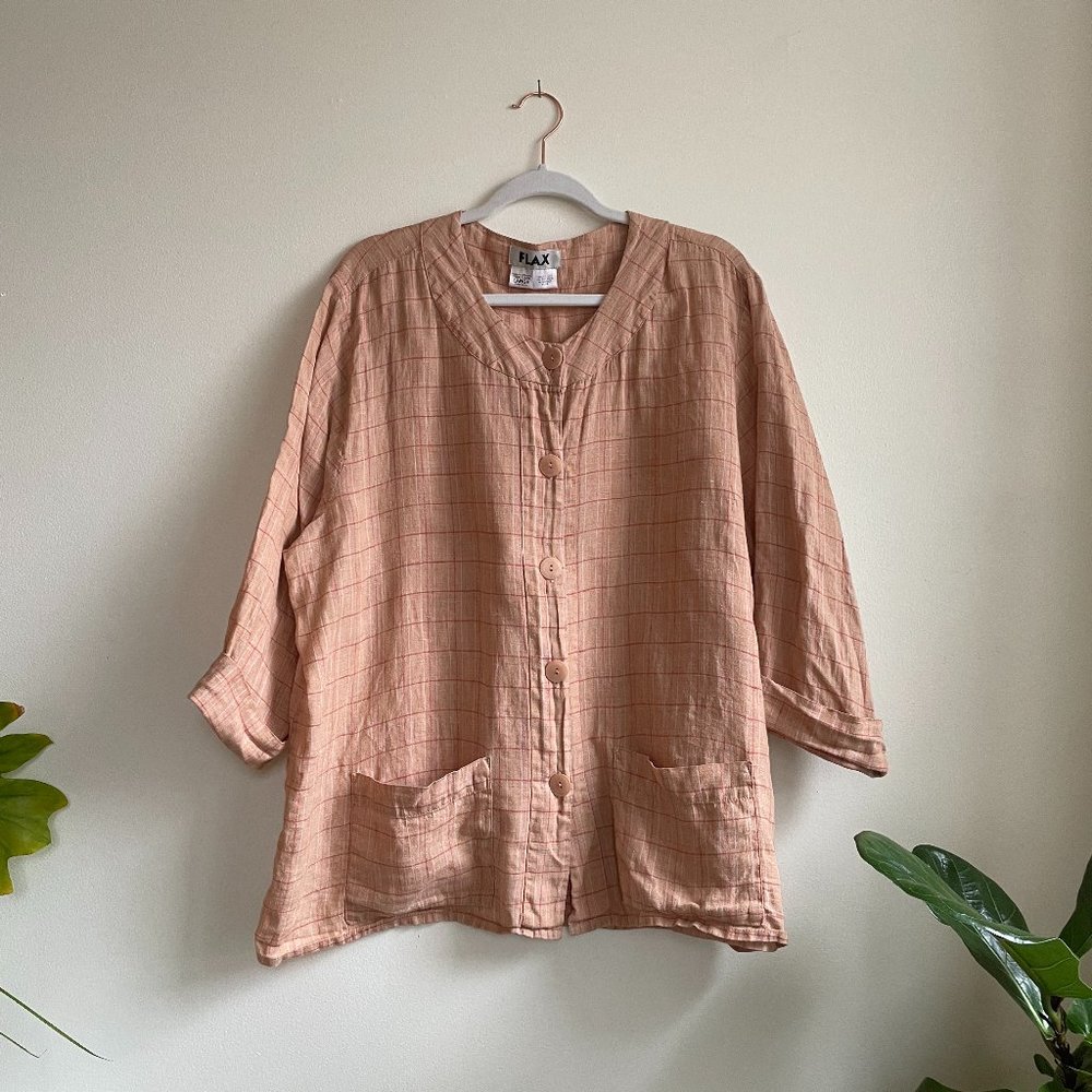 FLAX by Jeanne Engelheart - 100% linen - Free size / Large